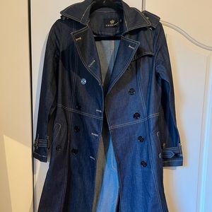 Denim Trench Coat